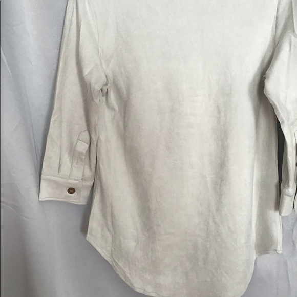 Gretchen Scott Designs suede top NWT - Picture 7 of 7